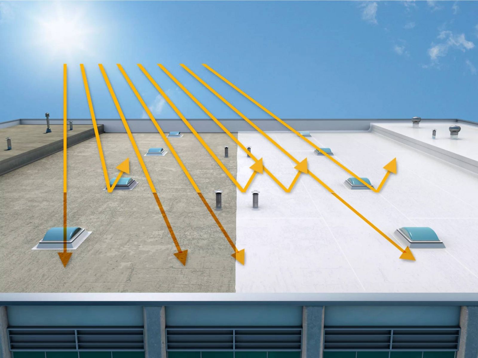 Benefits of White Color in Cool Roof Tiles